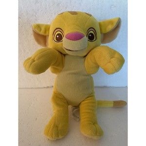 Disney Babies Parks Baby Simba Lion King Cub Soft Plush  10"